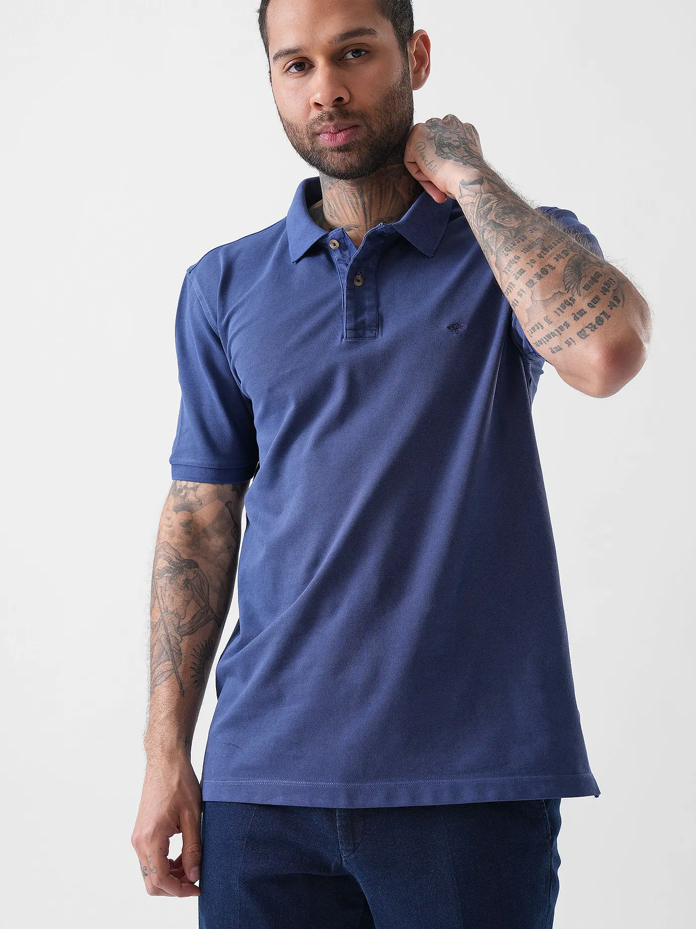 FYNCH HATTON | Poloshirt | dunkelblau